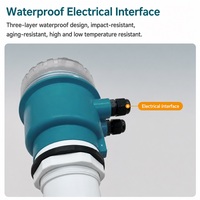 Capteur de niveau de liquide PTFE radar intégré pour la surveillance des réservoirs d'eau et d'huile à faible consommation, avec communication 485/HART
