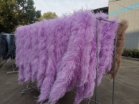 Écharpe violet plume d'autruche Boa pour la maison fête mariage décor de noël bricolage artisanat vêtements Costume danse robe Cosplay Accecssoy
