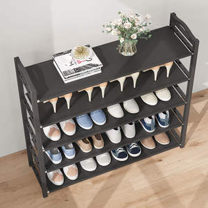 Estante de exhibición de zapatos independiente para muebles de metal plástico, DIY estante de <span class=keywords><strong>almacenamiento</strong></span>, estante de zapatos familiar, casillero, estante de Zapatos de diseño Simple - Product Image 1