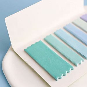 Gradient Net Red Self-Adhesive Stickers & Small <b>Bookmarks</b> 10x7cm Memo Pads Customizable for Learning & Office Supplies - Product Image 4