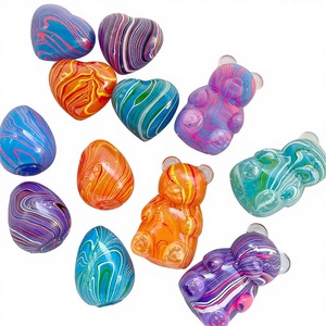 Wholesale Boys Plastic Heart Egg Bear Streak Squishy Stress Ball Slow <b>Rebound</b> Anti-stress Fidget Squeeze Toy - Product Image 3