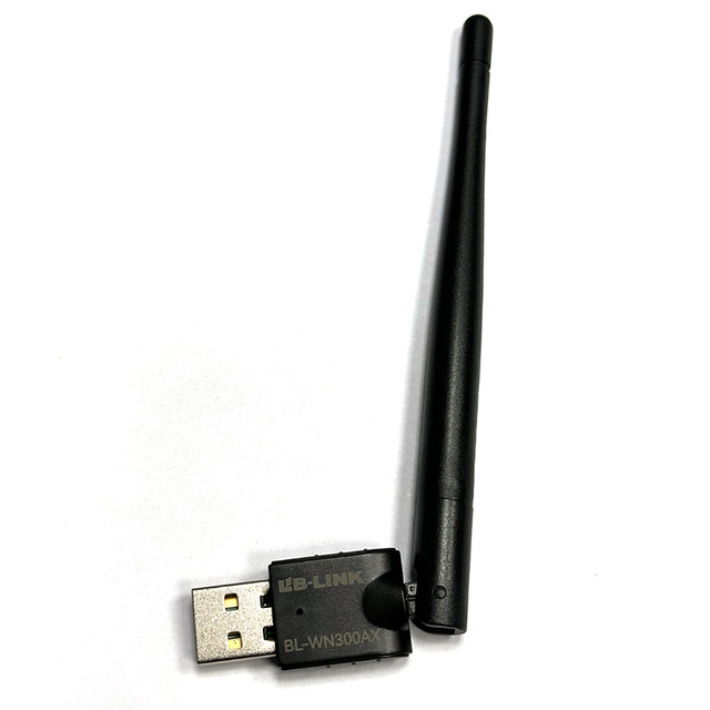 LB-LINK WN300AX High Speed USB Adapter WiFi 6 Dongle with High Gain Antenna for TV and Gaming for Computers and Laptops