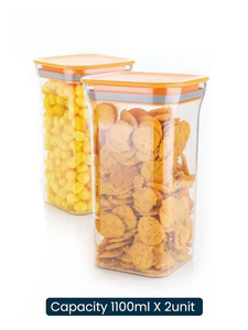 Airtight & Stackable Borosilicate Square Glass <b>Jar</b> with Transparent Glass Lid for Storing <b>Spices</b> , Sweets and Much More - Product Image 3
