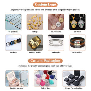 عقد عصري من الفولاذ المقاوم للصدأ للبيع بالجملة، قلادة بشعار مخصص، قلادة مفرغة مطلية بالذهب، نقش بالليزر - Product Image 6