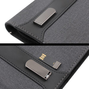 Regalos Personalizados, Bloc <span class=keywords><strong>de</strong></span> Notas con Carga Inalámbrica, Carpeta Multifuncional <span class=keywords><strong>de</strong></span> Cuero PU con Banco <span class=keywords><strong>de</strong></span> Energía y Memoria USB - Product Image 6