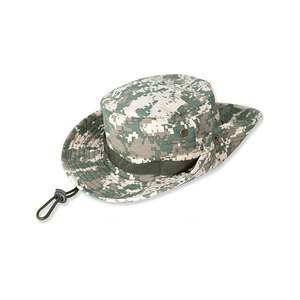 Sombrero de pescador de ala ancha para exteriores, para pesca y montañismo, con borde redondo, gorra de senderismo con estampado de camuflaje o liso, ¡Gran oferta! - Product Image 4