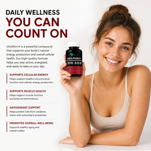 Capsules d'Urolithine A à étiquette privée personnalisée, 60 capsules, antioxydant, anti-âge, Urolithine A pour adultes, complément liposomal d'Urolithine - Product Image 3