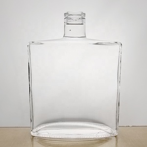 Chai Thủy Tinh Hình Chữ Nhật Hình Vuông Bán Buôn 500Ml 700Ml Rượu Whisky Cổ Decanter - Product Image 2