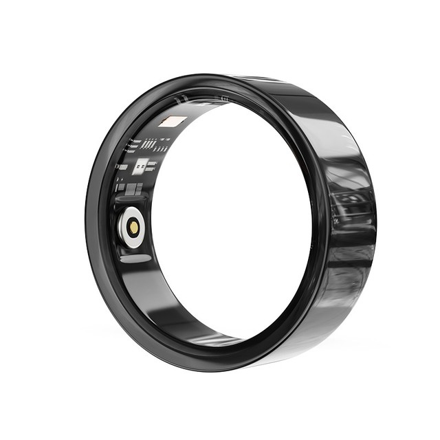 Smart Ring Remote Control Music Video Selfie BT5.0 Intelligent Finger Ring Health Monitor Blood Oxygen Step Counter