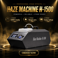 Machine à fumée 1500W Style B avec télécommande DMX, emballage carton, effets de scène