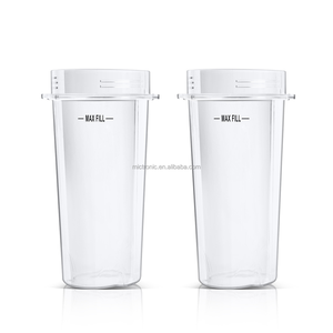 Replacement Parts 16oz Single Serve <strong>Blender</strong> Cup Set &amp; <strong>Blender</strong> Blade 6 Fins Fit for <strong>Ninja</strong> BL660 BL740 BL780 BL771 BL772 BL773CO - Product Image 2