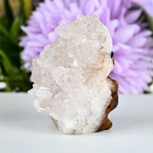 Tinh thể tự nhiên chạm khắc hình thú Reiki, cụm tinh thể hình nhím để trang trí - Product Image 4