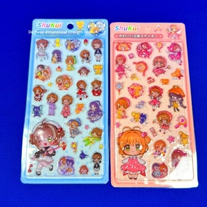 Autocollants 3D en relief ShuKui avec Mario, Cardcaptor Sakura, <span class=keywords><strong>Totoro</strong></span>, Chibi Maruko-chan - Cadeau - Product Image 3