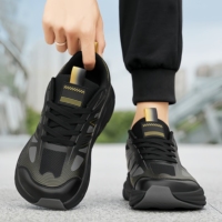 Chaussures de course légères, respirantes et antidérapantes pour sports de plein air, chaussures de jogging basses en mesh avec amorti et absorption des chocs