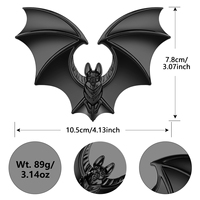 Accessoires de bar créatifs, adorable ouvre-bouteille en forme de chauve-souris sombre et effrayante pour les cadeaux gothiques d'Halloween, gadgets de cuisine originaux
