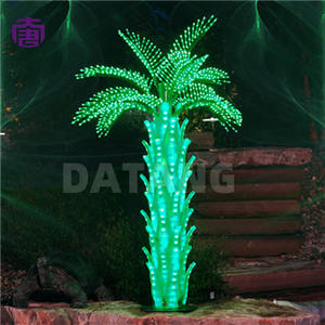 Luz LED de Palmera de Estilo Relajado con Brillo Tropical Cálido para Plaza, Centro Comercial, Hotel, Playa, Festival, Boda, Año Nuevo, Navidad - Product Image 2