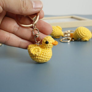 <span class=keywords><strong>Wowei</strong></span> fait à la main Crochet mignon porte-clés sac breloques pour femmes filles enfant sac à main sac à dos sac à main accessoires - Product Image 5