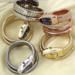 BIFANXI 02 Nuovissimo Orologio <span class=keywords><strong>da</strong></span> <span class=keywords><strong>Polso</strong></span> <span class=keywords><strong>da</strong></span> <span class=keywords><strong>Donna</strong></span> <span class=keywords><strong>di</strong></span> <span class=keywords><strong>Lusso</strong></span> con Bracciale Personalizzato a Forma <span class=keywords><strong>di</strong></span> Serpente in Lega Ovale, Movimento al Quarzo - Product Image 6