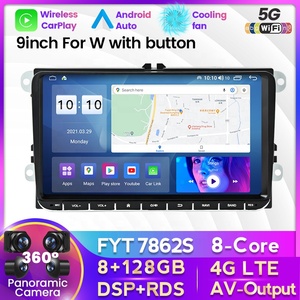 Lecteur Android pour voiture MEKEDE MS, écran compatible DVD, carte, Tmps, DVR, OBD pour VW/<span class=keywords><strong>POLO</strong></span>/PASSAT B6/Golf 9 pouces - Product Image 2