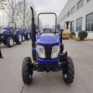 <b>Blue</b> 4WD Wheel <b>Tractor</b> Gear Drive Farm Agricultural Machinery High Safety Level - Product Image 4
