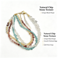 Ensemble de bijoux en pierres naturelles, collier et bracelet en perles de cristal, fermoir doré, pour femme, cadeau