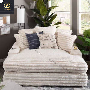 Charmant <span class=keywords><strong>canapé</strong></span>-lit de luxe à haute résilience, grand <span class=keywords><strong>canapé</strong></span> classique en velours côtelé - Product Image 3