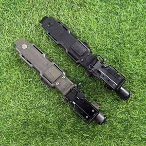 มีดต่อสู้ใบมีดสแตนเลสคุณภาพสูง M9D80 ด้ามหนัง ความหนา 4.5 มม. รับประกัน 1 ปี DIY - Product Image 3