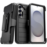 Étui de téléphone robuste et résistant pour Samsung Galaxy S25 FE, coque de protection antichoc avec clip de ceinture