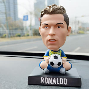 Regalos para Fanáticos del Fútbol, Muñeco con Cabeza Móvil Versión Q, Decoración para Coche, Figuras <span class=keywords><strong>de</strong></span> Acción <span class=keywords><strong>de</strong></span> <span class=keywords><strong>Messi</strong></span>, Neymar, Cristiano Ronaldo - Product Image 4