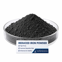 High Purity Reduced Iron Powder for Welding Electrode Flux Cored Wire Manufacturing Improves Deposition Rate Arc Stability