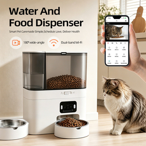 Smart Feed & Water Combo - Auto <b>Timer</b> Cat Supplies New - Product Image 3