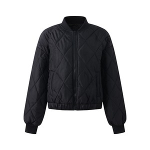 Women's Basic Diamond Quilted Jacket with Pockets, Lightweight Woven Polyester Padded Winter Outerwear for Retail <strong>Programs</strong> - Product Image 2