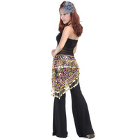 Dpw24 Newest Sexy Exotic Beaded Sequin Embroidery Wrapped Hip Waist Scarf for Adults Belly Dance Performance Wear