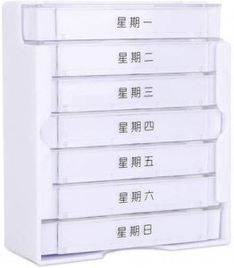 กล่องใส่ยาขนาดใหญ่พิเศษสำหรับ 7 วัน แบ่งช่องใส่ยาได้ 4 ครั้งต่อวัน ยี่ห้อ Winlike กล่องยาพกพา - Product Image 2
