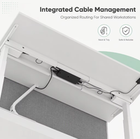 Poste de travail assis-debout pour bureau, bureau d'ordinateur pour personnel, table réglable en hauteur, table de travail debout, mobilier de poste de travail pour personnel