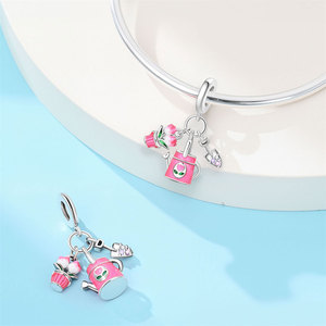 Pendentif attrape-rêves en argent sterling 925 de qualité supérieure pour la fabrication de colliers et bijoux pour femmes, vente en gros - Product Image 3