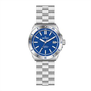 นาฬิกาข้อมือผู้ชาย RHYNOFIT แบรนด์ดัง ตัวเรือนและสายสแตนเลสสตีล 316L ขัดเงา กันน้ำ 10 ATM ระบบอัตโนมัติ เครื่องจักรกล - Product Image 4