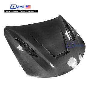 Capó de motor de fibra de carbono estilo GTAM para Alfa Rome Quadrifoglio Giulia 2016-2023 - Product Image 1