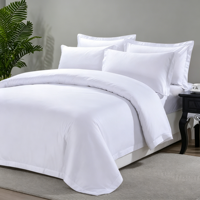 Drap de coton égyptien pour hôtel 400 fils textiles de maison King Size de luxe King Size 100 coton drap de lit pour hôtel ensemble de literie