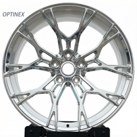 Velg Tempa Kustom Cekung Dalam Poles Berkilau 18 19 20 21 22 23 24 Inci 5x112 5x120 5x114.3 untuk Mobil Balap BMW M3 M4 Audi RS6 RS7