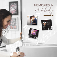 Aangepaste Spotify-code muziek koelkastmagneet gepersonaliseerde jubileumfoto acrylmagneet voor Valentijnsdag