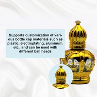 Único 10ml 8ml 30ml Beads Roller Perfume Roll on Glass Bottle Premium Quality Gold Custom Perfume Oil Roller Bottles