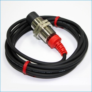 M18 cảm biến quang học dò kim loại với 8 mét khoảng cách phát hiện 12V điều khiển vị trí 24V DC 800Hz tròn Proximity M12 nối - Product Image 3