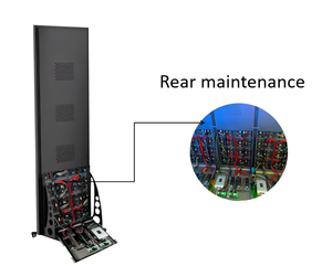 Màn hình LED di động trong nhà ngoài trời 55 inch, độ phân giải P2, P2.5, P3, có chân đế, kết nối Wifi 4G, kỹ thuật số - Product Image 4