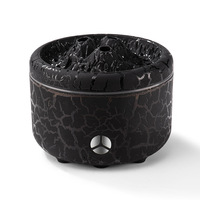 Diffuseur d'huiles essentielles aromatiques à flamme, 2 modes d'éclairage, 2 modes de pulvérisation, télécommande sans fil, humidificateur de bureau domestique