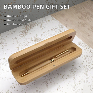 Bolígrafo de Bambú de Alta Calidad, Portaplumas para Sublimación, Nuevo Diseño, Caja de Plumas para Escribir, Regalos Empresariales, Artículos de Oficina Promocionales - Product Image 2