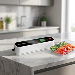 Mini Sellador al Vacío Eléctrico de 120W con Indicador LED, Dispositivo Semiautomático para la Conservación de Alimentos en el Hogar - Product Image 5