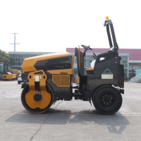 Compacteur de roues hydraulique vibrant de 5 tonnes pour la construction, mini-compacteur routier à vendre