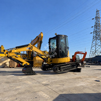 Mini-excavatrice hydraulique d'occasion CAT 303.5E de 3,7 tonnes, excavatrice sur chenilles d'occasion à vendre, fabrication japonaise CAT303E CAT304E CAT305.5E