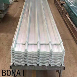 <span class=keywords><strong>BORNAY</strong></span>-Material de construcción de fibra de vidrio, lámina de plástico FRP corrugado para cubiertas, Aplicaciones de edificios comerciales e industriales - Product Image 3